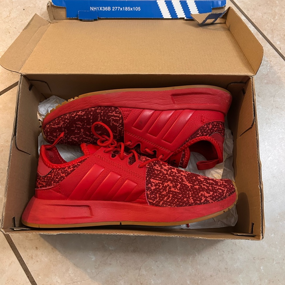 Adidas Bright Red Sneakers